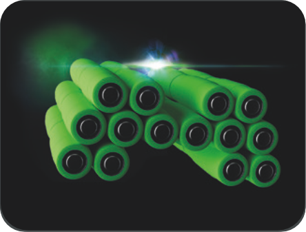 Acumulatori EGO - Suprafata marita