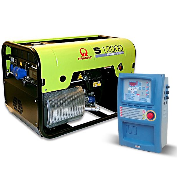 Generator pe benzina PRAMAC S12000, monofazat, 11.9 kVA, cu automatizare