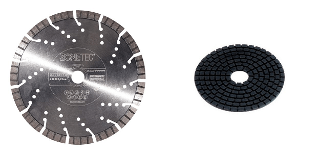 Discuri diamantate pentru taiat si slefuit beton