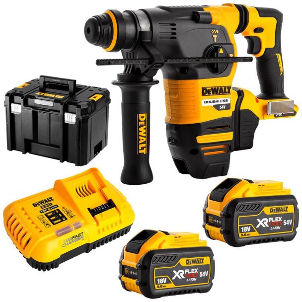 Ciocan rotopercutor cu acumulatori 54 V Dewalt DCH333X2, 3.2 J