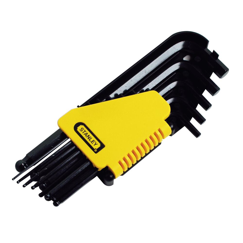 Set 12 chei imbus cu bila Stanley 0-69-257, standard imperial, hex 1/16" - 3/8"