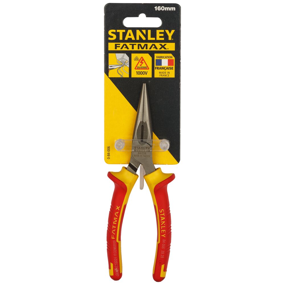 Cleste cu varf lung VDE Stanley Fatmax 0-84-006, 160 mm, 1000 V - imagine 2