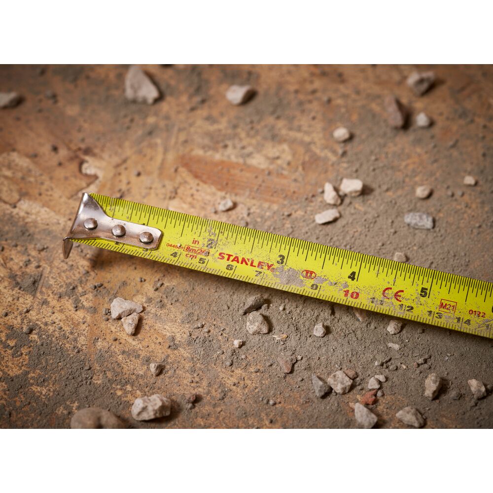 Ruleta Stanley 1-30-656, 8 m / 26 ft x 25 mm, sistem metric / imperial, clasa II, vrac - imagine 7