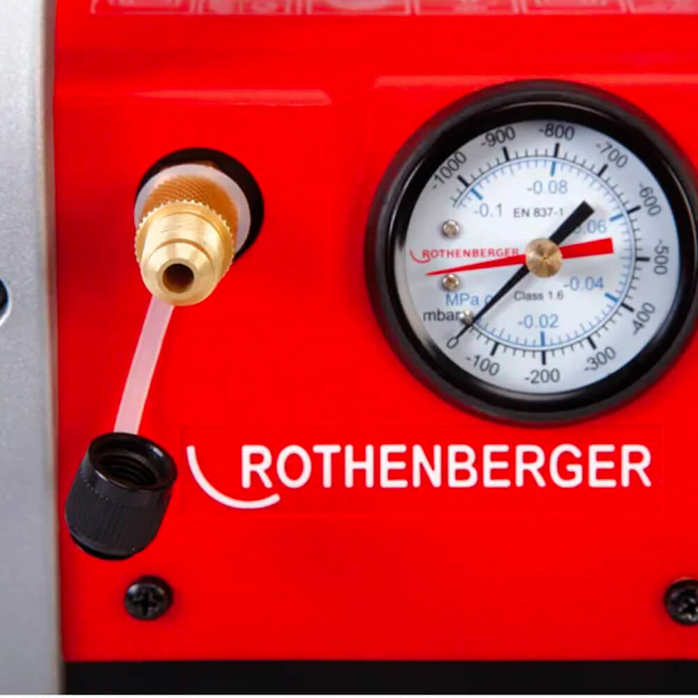 Pompa de vid in 2 trepte Rothenberger 1000001231, ROAIRVAC R32 6.0, 170 l/min, 550 W - imagine 3