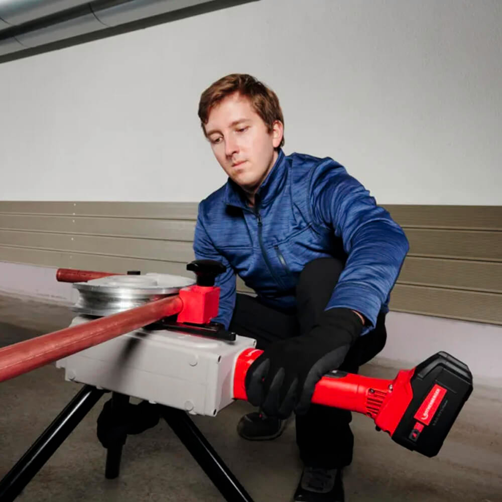 Masina electrica de indoit tevi Rothenberger 1000003392, ROBEND 4000 E, acumulator 4Ah, 15 - 18 - 22 - 28 mm - imagine 4