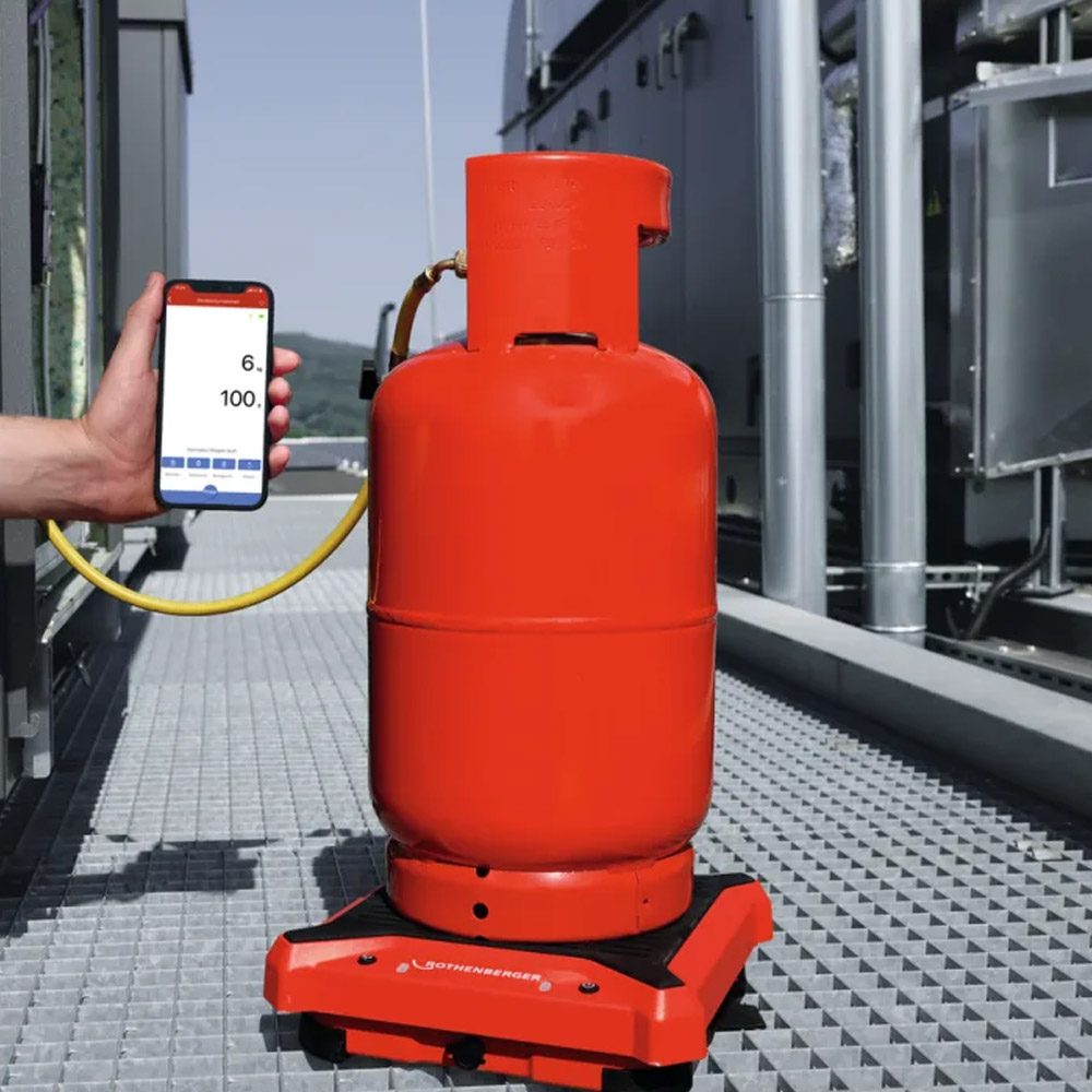 Cantar pentru agent frigorific ROSCALE 150 Rothenberger 1000005062, maxim 150 kg, digital, wireless, rezolutie 5 g - view 4