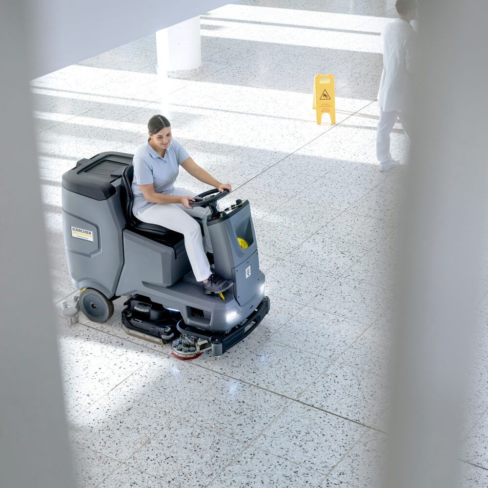 Masina de frecat aspirat Karcher BD 50/55 W Bp Pack 115 Ah, latime de lucru 510 / 850 mm, cu acumulator AGM 24V / 115Ah - imagine 9