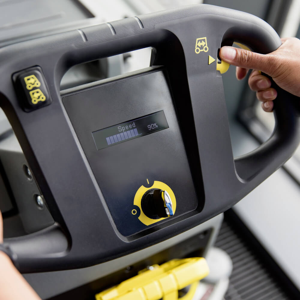 Masina de frecat aspirat Karcher BD 50/55 W Bp Pack 115 Ah, latime de lucru 510 / 850 mm, cu acumulator AGM 24V / 115Ah - imagine 2