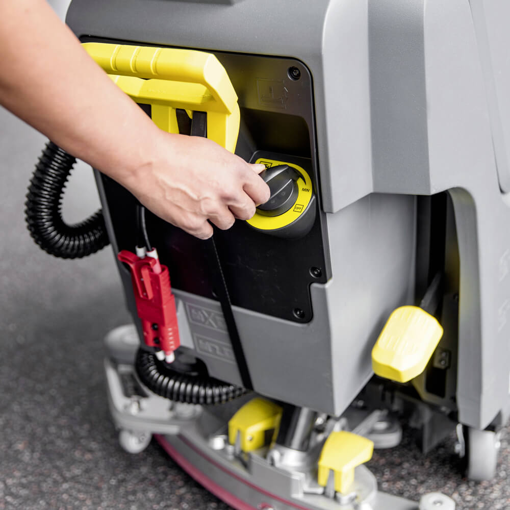 Masina de frecat aspirat Karcher BD 50/55 W Bp Pack 115 Ah, latime de lucru 510 / 850 mm, cu acumulator AGM 24V / 115Ah - imagine 3
