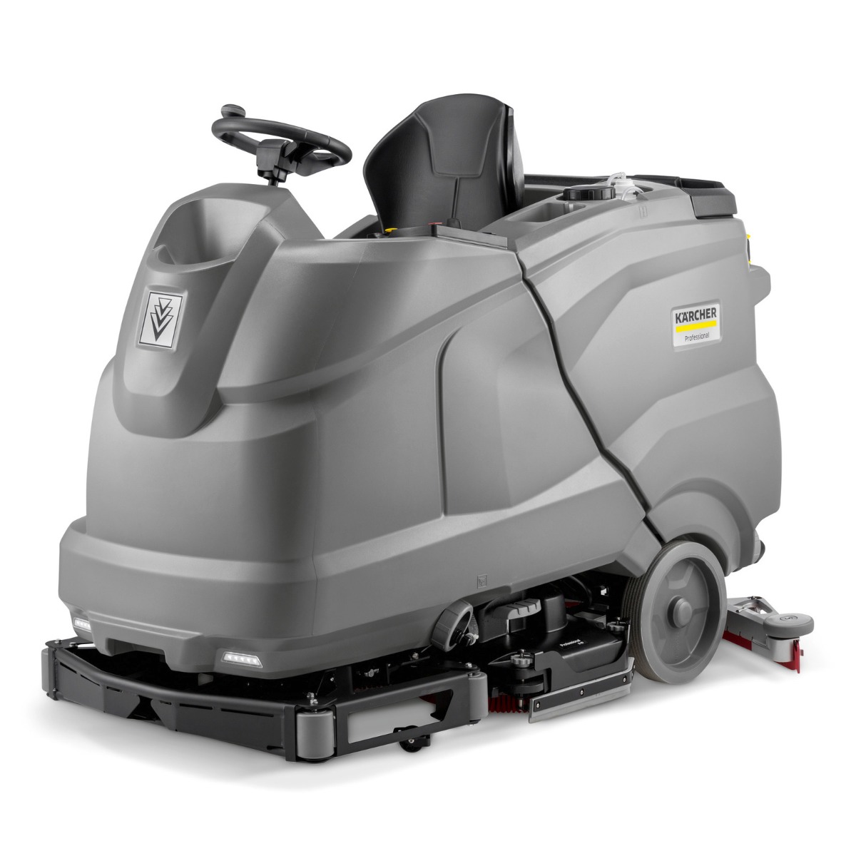 Masina de frecat aspirat cu post de conducere Karcher B 220 R Bp Pack DOSE+240Ah Wet+Rins+D90, latime de lucru 900 / 1180 mm, cu acumulatori 36V / 240Ah