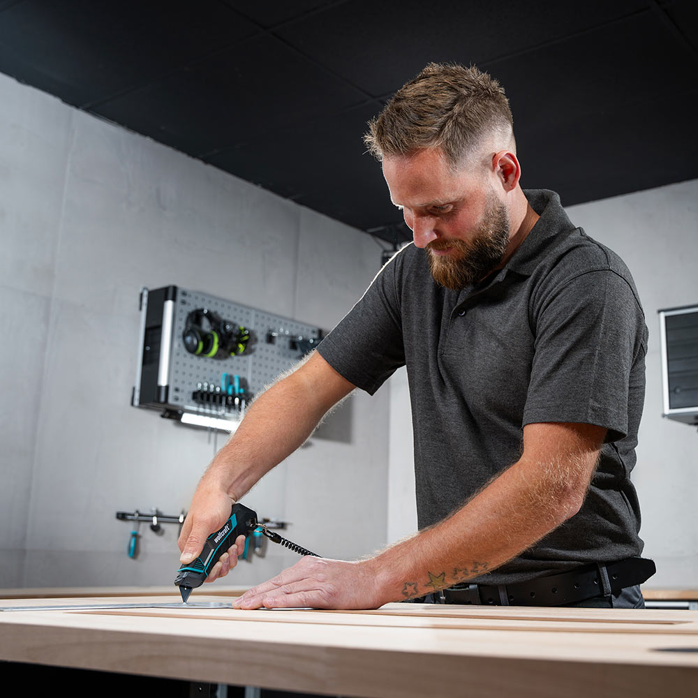 Cutit Pro Safety Wolfcraft 4292000, lama trapezoidala, teaca