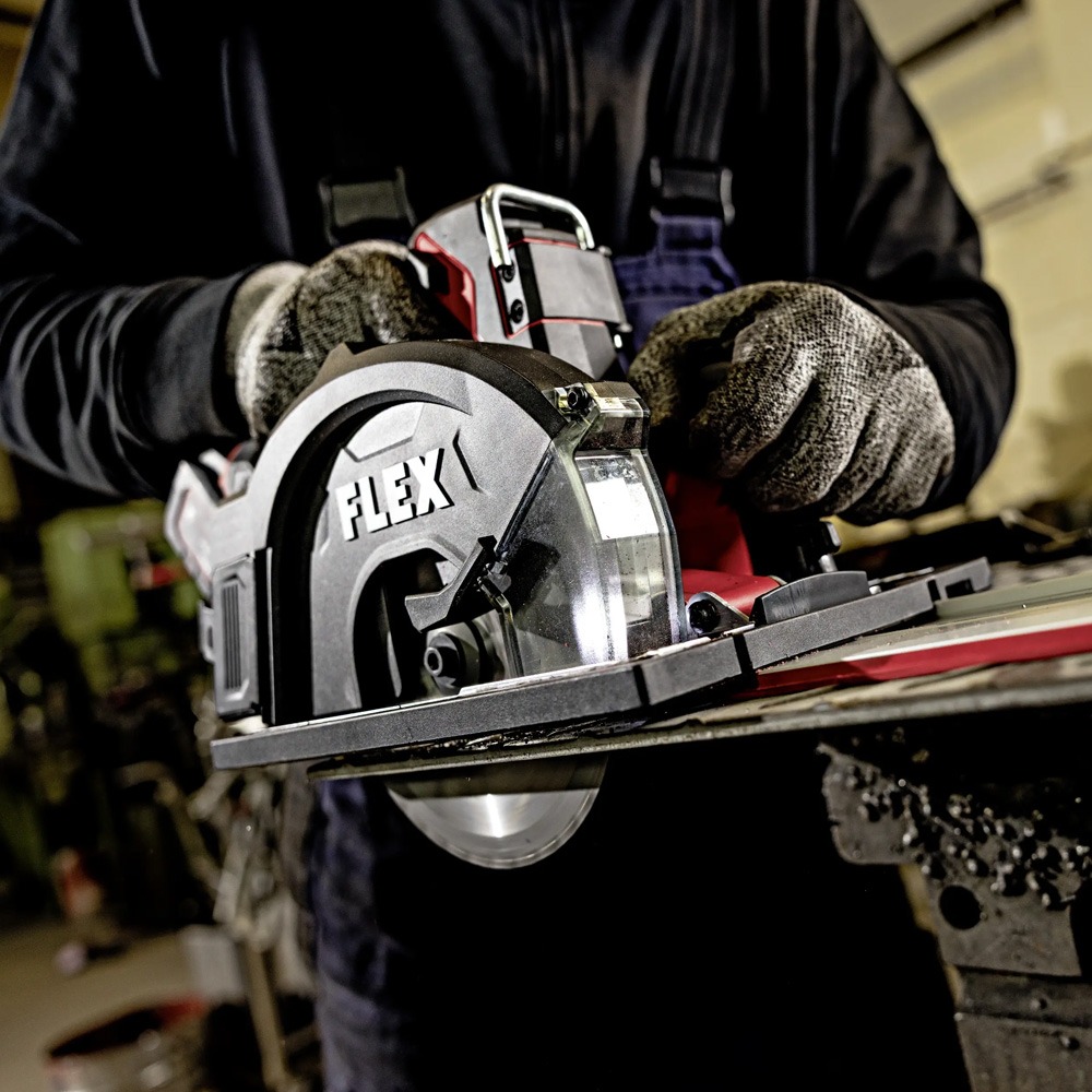 Fierastrau circular debitare metal Flex CSM 57 18-EC C, compatibil cu acumulatori 18 V Li-Ion, Ø 150 mm - imagine 6