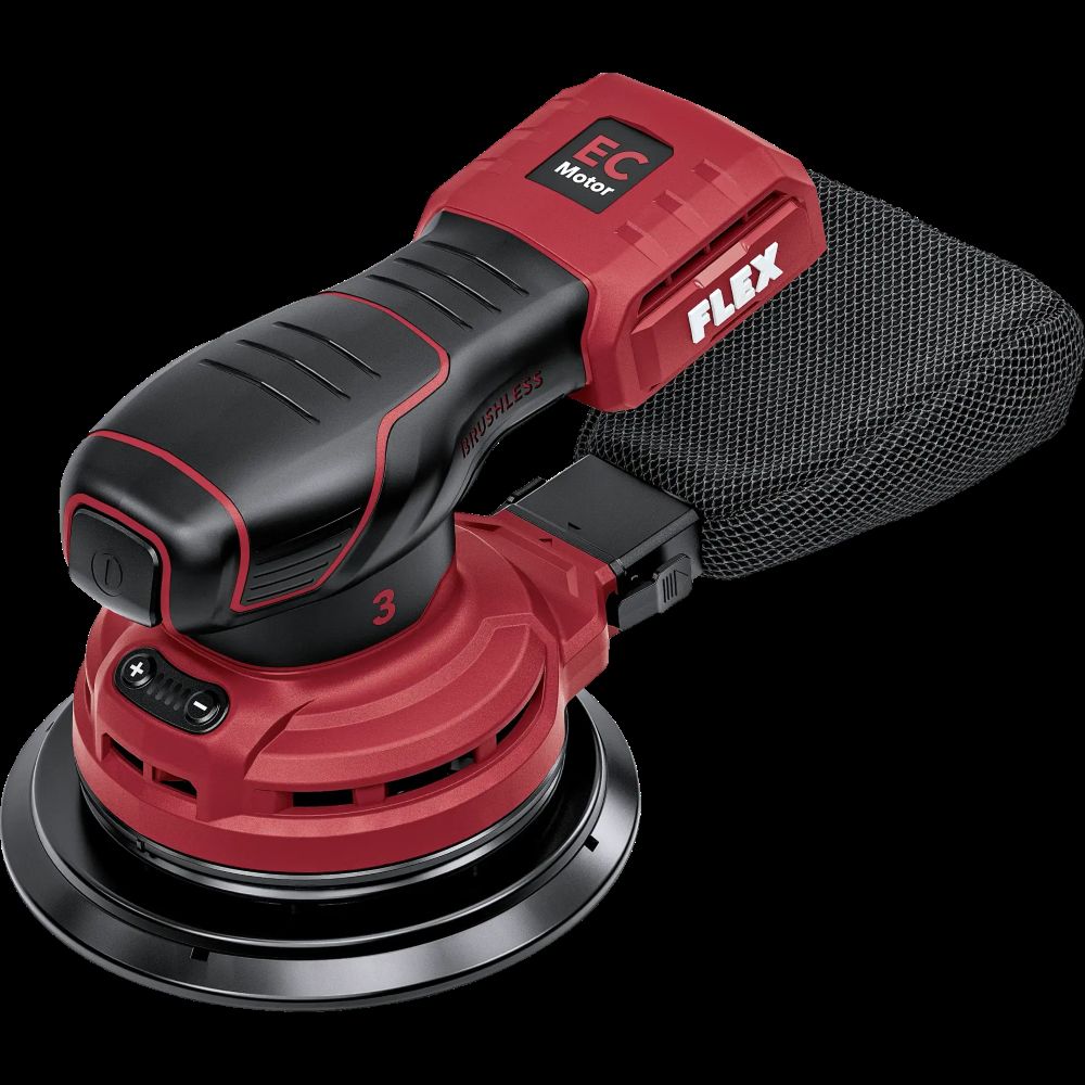 Masina de slefuit orbitala Flex ORE 3-150 18-EC C, compatibila cu acumulatori Li-Ion 18 V , 150 mm - imagine 2