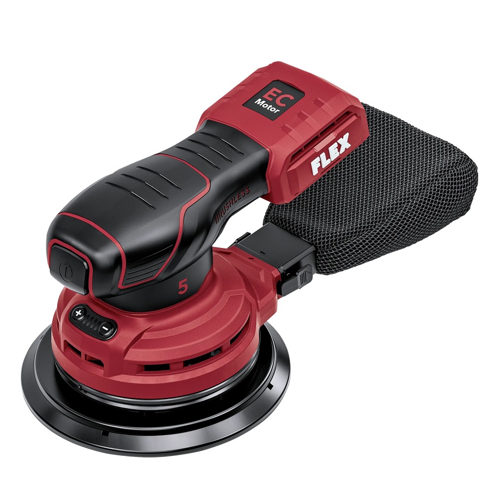 Masina de slefuit orbitala Flex ORE 5-150 18-EC C, compatibila cu acumulatori Li-Ion 18 V , 150 mm - imagine 2
