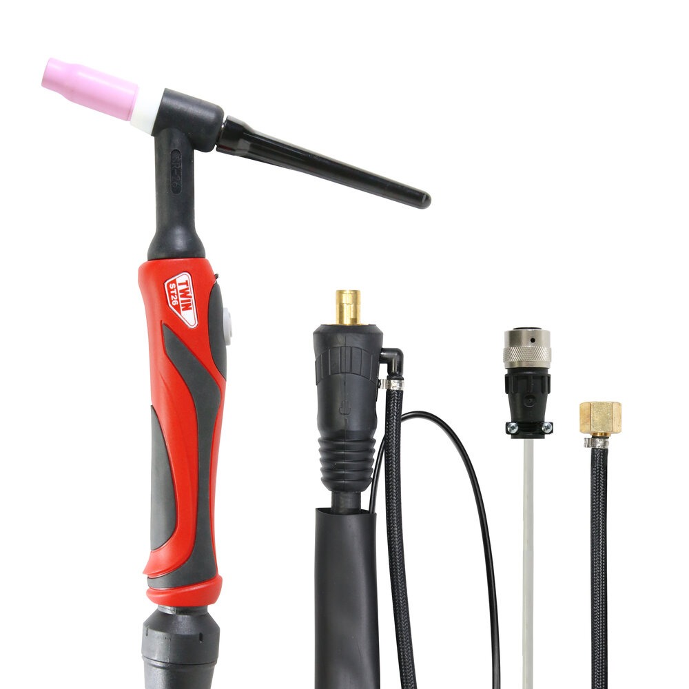 Torta sudura TIG Telwin 743125, ST26, conector AX50, 8P, lungime 4 m, racire cu gaz - imagine 3