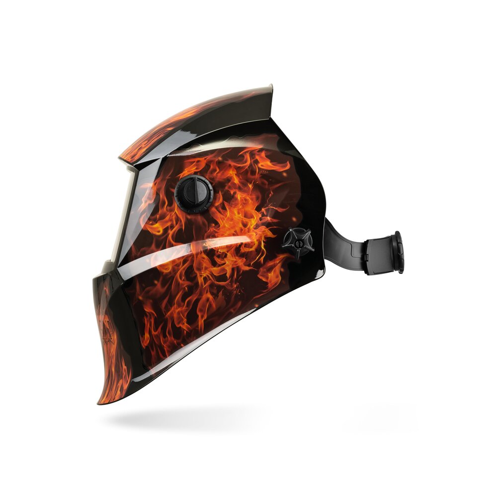 Masca de sudura automata cu filtru reglabil DIN 4/9-13 Telwin 804235, STREAM FLAME, MMA/Mig-Mag/TIG - imagine 3