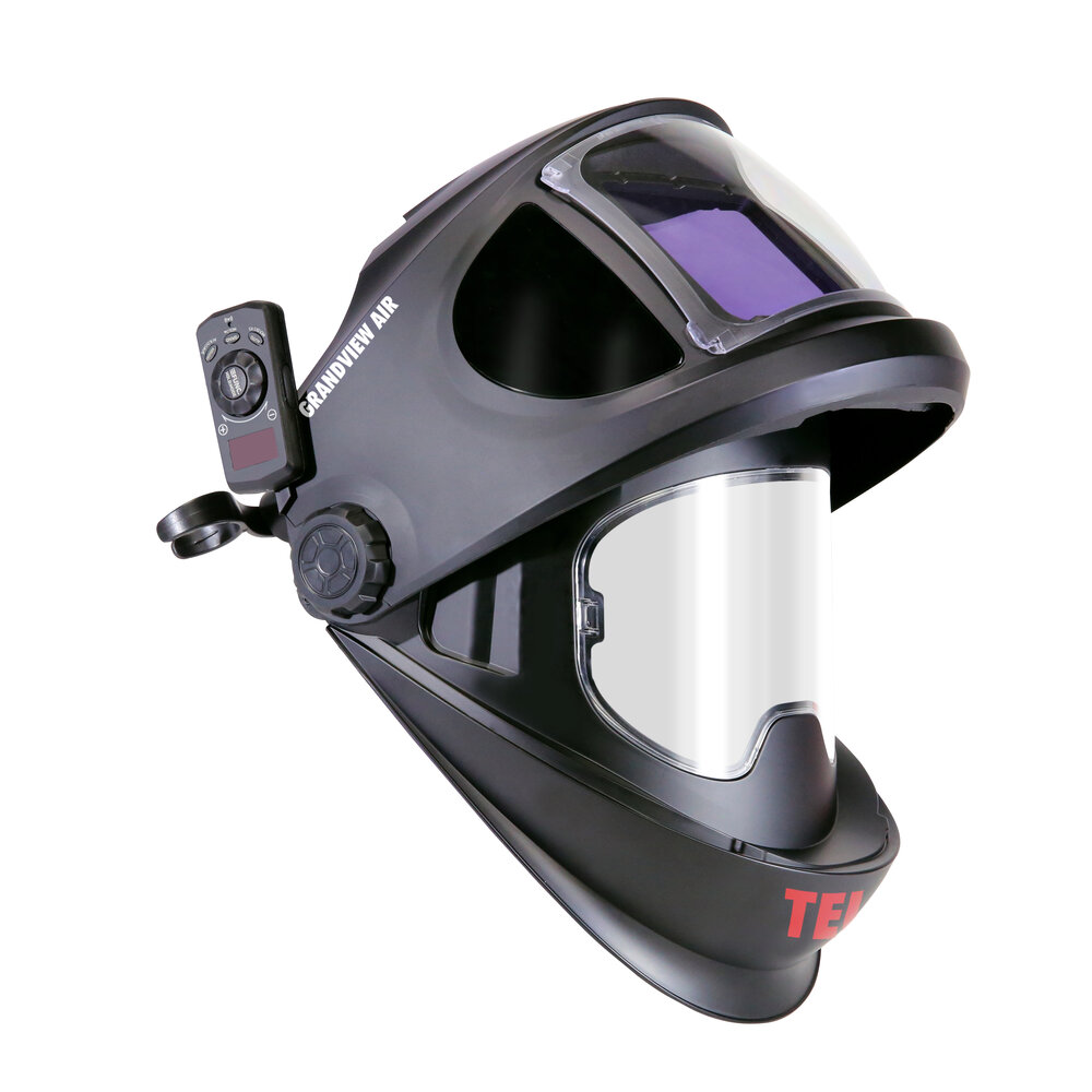 Masca de sudura automata cu sistem respirator Telwin 804792, GRANDVIEW AIR PAPR MMA/MIG-MAG/TIG, DIN 3/4-8/9-14 - imagine 2