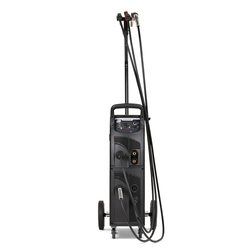 Aparat sudura MIG-MAG/ MMA/TIG Telwin TECHNOMIG233TREO_SYNERGIC, 220 A, sarma otel 0.6-1  mm, 3 torte - imagine 2
