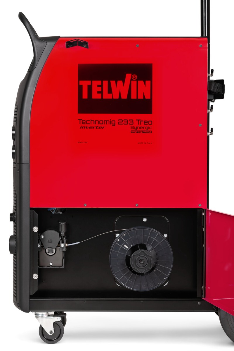 Aparat sudura MIG-MAG/ MMA/TIG Telwin TECHNOMIG233TREO_SYNERGIC, 220 A, sarma otel 0.6-1  mm, 3 torte - imagine 8