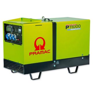 Generator de curent diesel PRAMAC P11000_PHS_AMF, monofazat, 10.8 kVA, pornire electrica, carcasa insonorizata, panou de automatizare