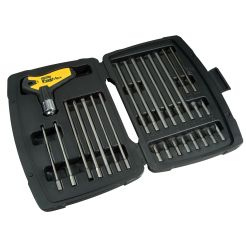 Cheie 27 chei cu maner T si clichet Stanley Fatmax 0-79-153