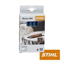 Creta de marcaj STIHL 00008811500, 12 cm, albastra, set 12 bucati