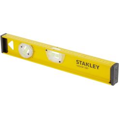 Nivela cu bula reglabila 180° Stanley 1-42-919,  I- BEAM, 40 cm, 2 fiole