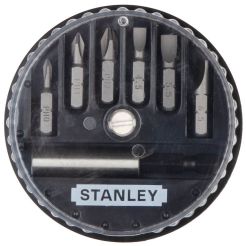 Set biti Stanley 1-68-735, 25 mm, 1/4", 7 piese, PH / SL