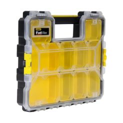 Organizator profesional pentru accesorii Stanley 1-97-517, 405 x 300 x 55 mm, 10 compartimente, inchizatori metalice, max 5.5 kg