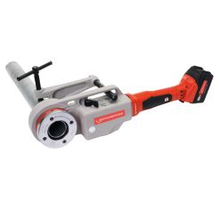 Set debitare tevi si profile Rothenberger 1000003398, PIPECUT mini, 110 mm, 1 x 18 V / 4.0 Ah, ROCASE 6427, sina ghidare