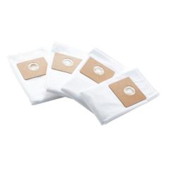 Set 4 saci pentru aspirator Nilfisk 107417195, confectionati din material textil, cu capacitatea de 22 si 30 l