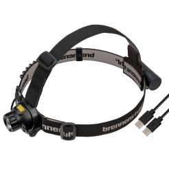 Lampa de cap LED LuxPremium Brennenstuhl 1177310010, 400 lm, 3.7V / 2.6 A, IP44, USB-C, senzor ON-OFF