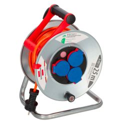 Rola cablu prelungitor BREMAXX Garant S Brennenstuhl 1198740, 3 x 1.5 mmp, 25 m, 3 posturi, IP44