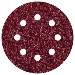 Set 25 foi abrazive Wolfcraft 2069100, prindere velcro, pentru lemn, D 125 mm