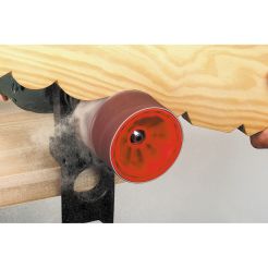 Dispozitv de slefuire cilindric Wolfcraft 2245000, ax prindere 8 mm, D 75x80 mm