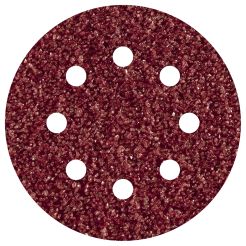 Set 5 foi abrazive Wolfcraft 2250000, prindere velcro, pentru lemn, D 125 mm