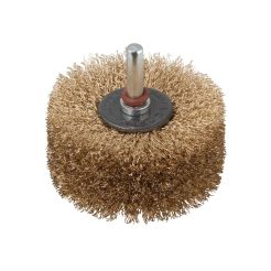 Perie pentru structura de lemn Wolfcraft 2265000, D 80 mm, tija rotunda 8 mm, grosimea sarmei 35 mm