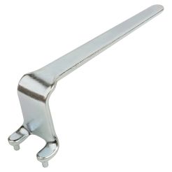 Cheie cotita pentru piulita cu flansa polizor unghiular, distanta intre pini 30 mm Wolfcraft 2458000, pini cu diametrul de 4 mm