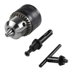 Set SDS Plus Wolfcraft 2649000, mandrina, adaptor, cheie, 1.5 -13 mm