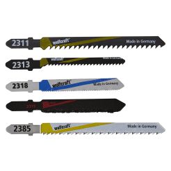 Set 5 panze panze fierastraul pendular pentru prelucrarea lemnului Wolfcraft 2688000, prindere in T, adancime taieri: 1 - 3 / 15 / 20 / 30 / 50 mm