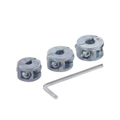 Set 3 opritoare universale, de profunzime Wolfcraft 2755000 pentru burghie cu diametrul de 6, 8 si 10 mm