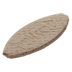 Set 50 placute din lemn pentru imbinare, tip biscuite nr. 20 Wolfcraft 2923000 dimensiuni 61x23x4 mm, pentru materiale cu grosimi mai mari de 16 mm
