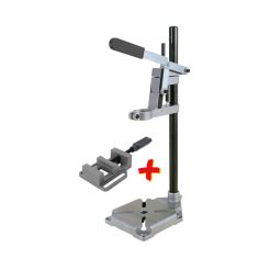 Set stativ de gaurire cu coloana si menghina Wolfcraft 3406301