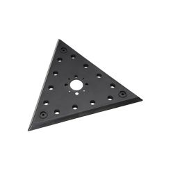 Pad triunghiular pentru slefuit Flex 354988, cu gauri 