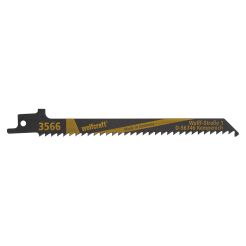 Set 2 panze fierastrau sabie Wolfcraft 3566000, pentru placi de fixare, placaje, materiale plastice, 150 mm