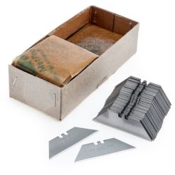 Lama trapez pentru cutter Stanley 4-11-921, 62 x 19 mm, varfuri ascutite, set de 400 bucati