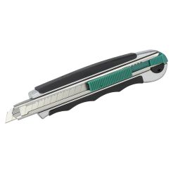 Cutter profesional Wolfcraft 4137000, latime lama 9 mm, carcasa metalica cu magazie pentru lame