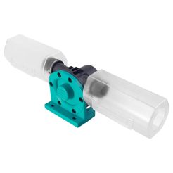 Pompa autoamorsanta Wolfcraft 4541000, cu carcasa din plastic, compatibila cu masina de gaurit, debit 3000 l/h