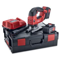 Fierastrau pendular Flex JSB 18.0-EC/5.0SET, cu acumulatori Li-Ion 18 V, 2 x 5.0 Ah, 0 - 3500 opm, cursa 26 mm, 120 mm, cutie L-BOXX
