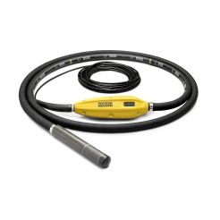 Vibrator de beton cu convertizor integrat  Wacker Neuson IEC 38/230/5, cap vibrant 38 mm ranforsat, lungime furtun 5 m, frecventa 50-60 Hz
